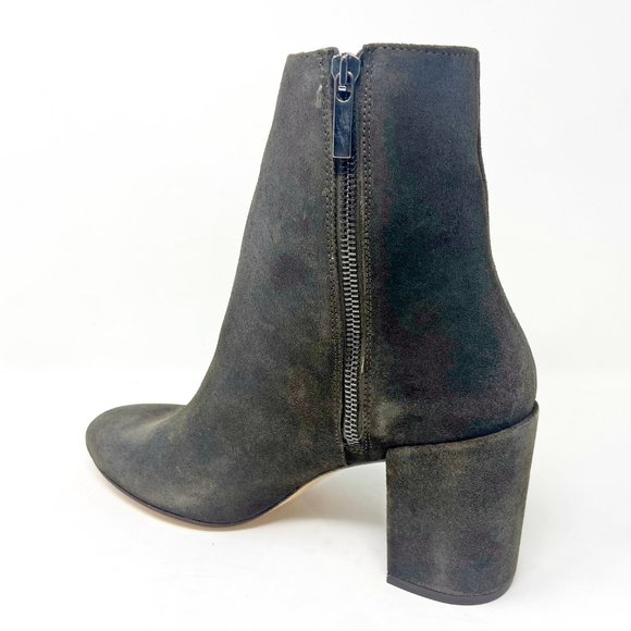 Thursday Boot Co Womens Dark Olive Suede Highlight Bootie - Picture 3 of 5